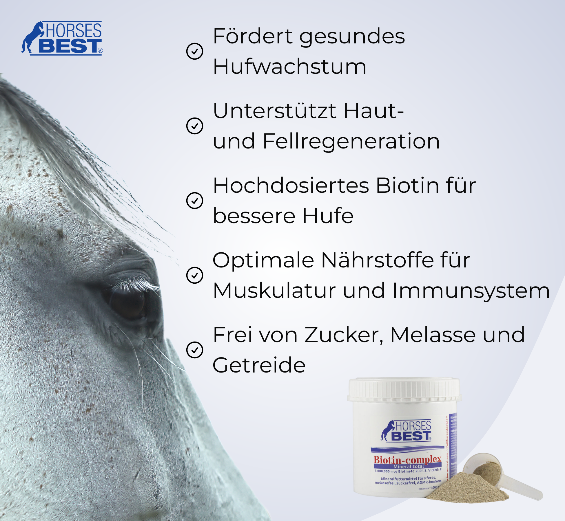 HORSESBEST® Biotin Complex MineralTotal (1.000gr)
