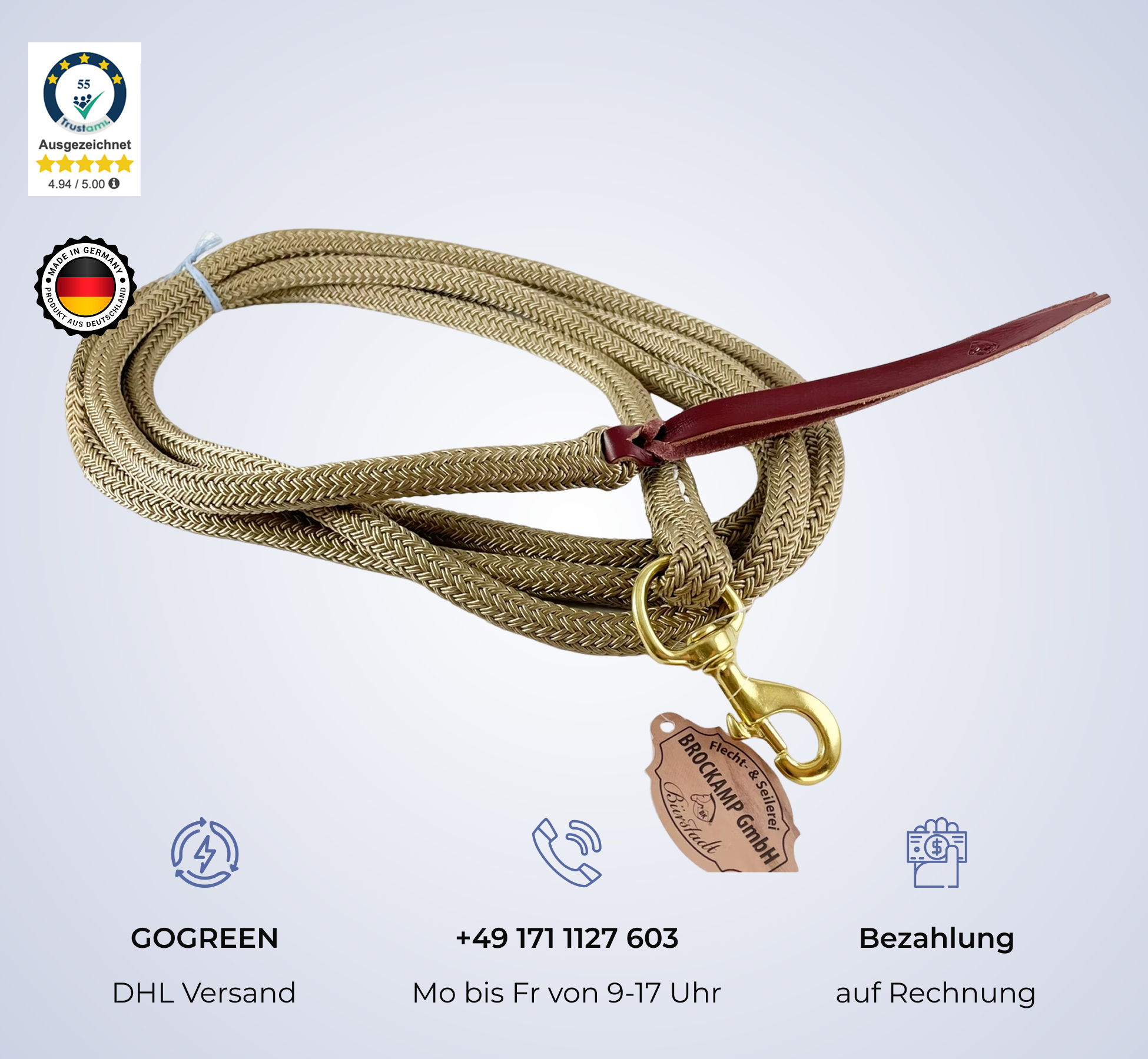 BROCKAMP Führseil 3,7m