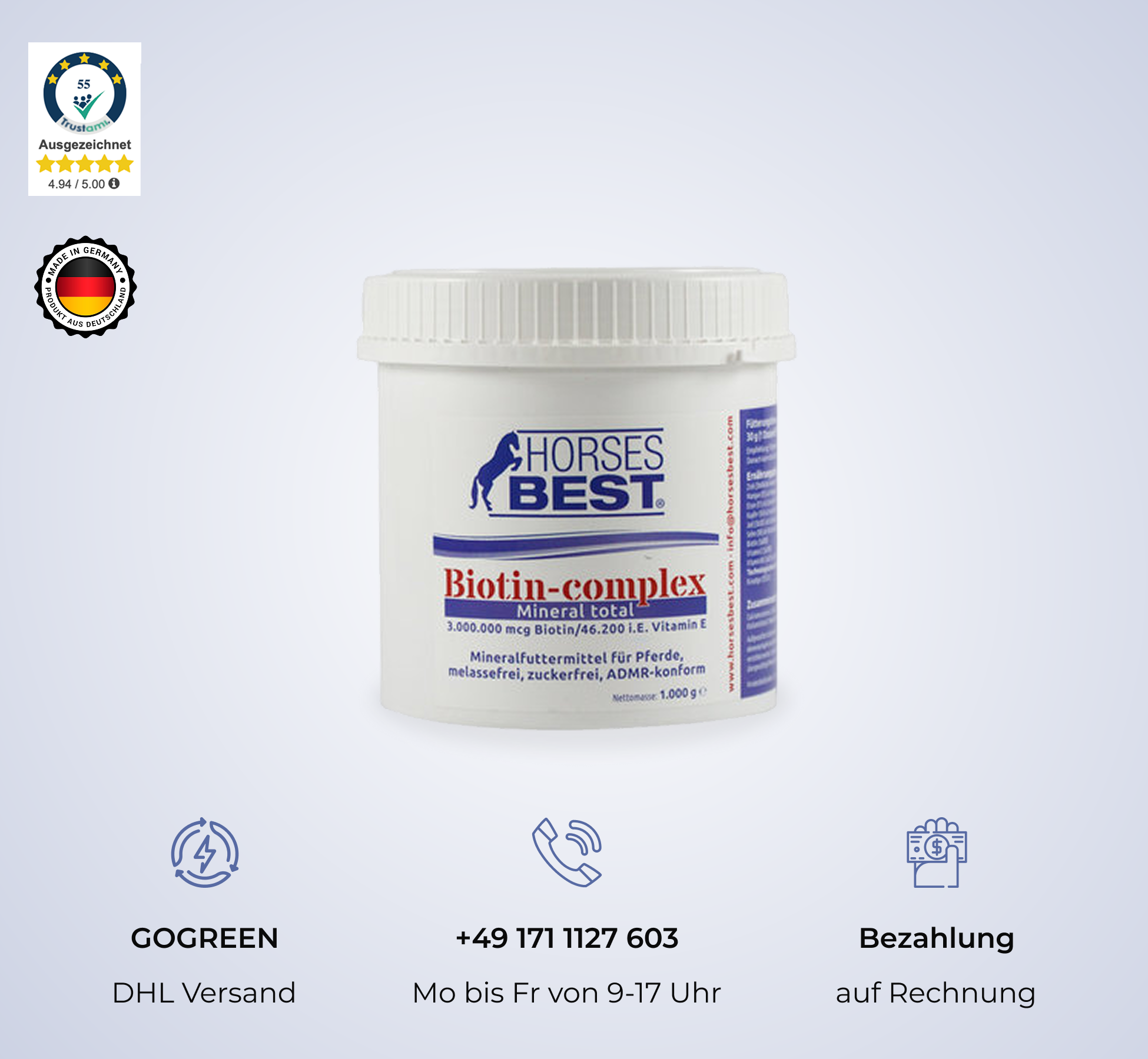 HORSESBEST® Biotin Complex MineralTotal (1.000gr)
