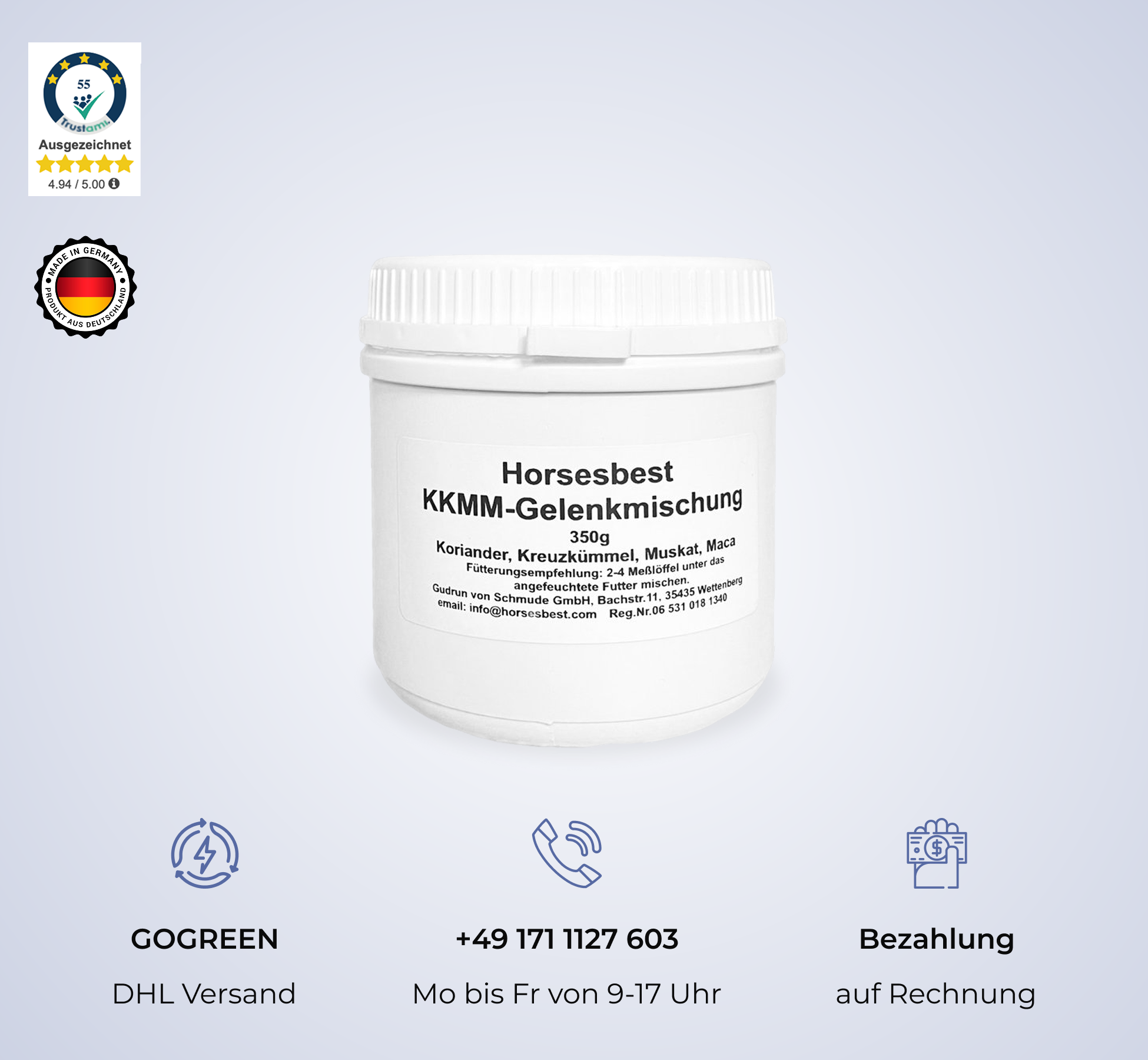 HORSESBEST® KKMM Gelenkmischung für Hunde
