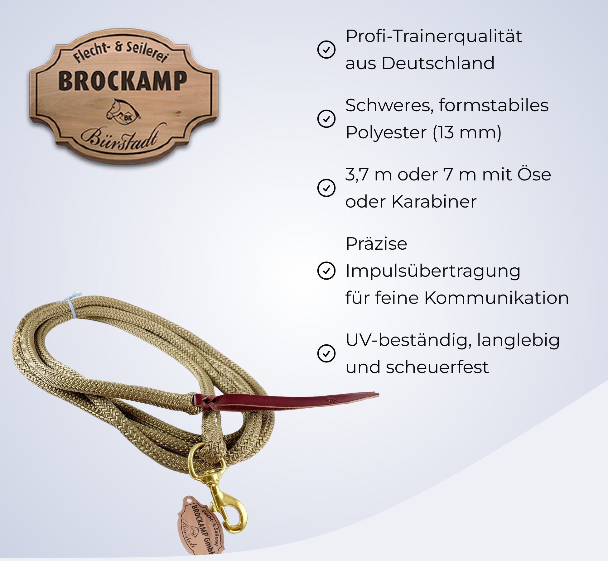 BROCKAMP Führseil 3,7m