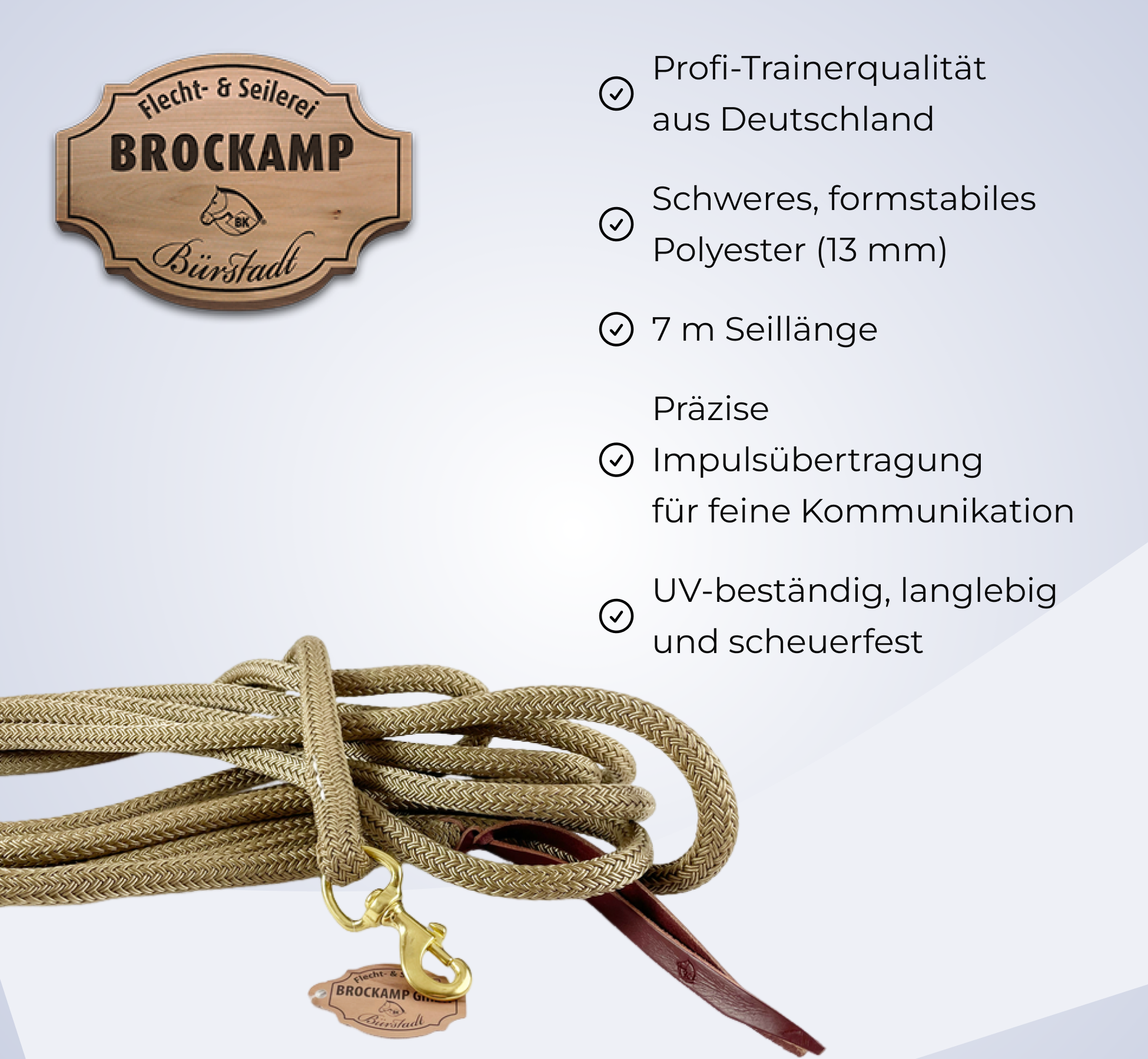 BROCKAMP Führseil 7m