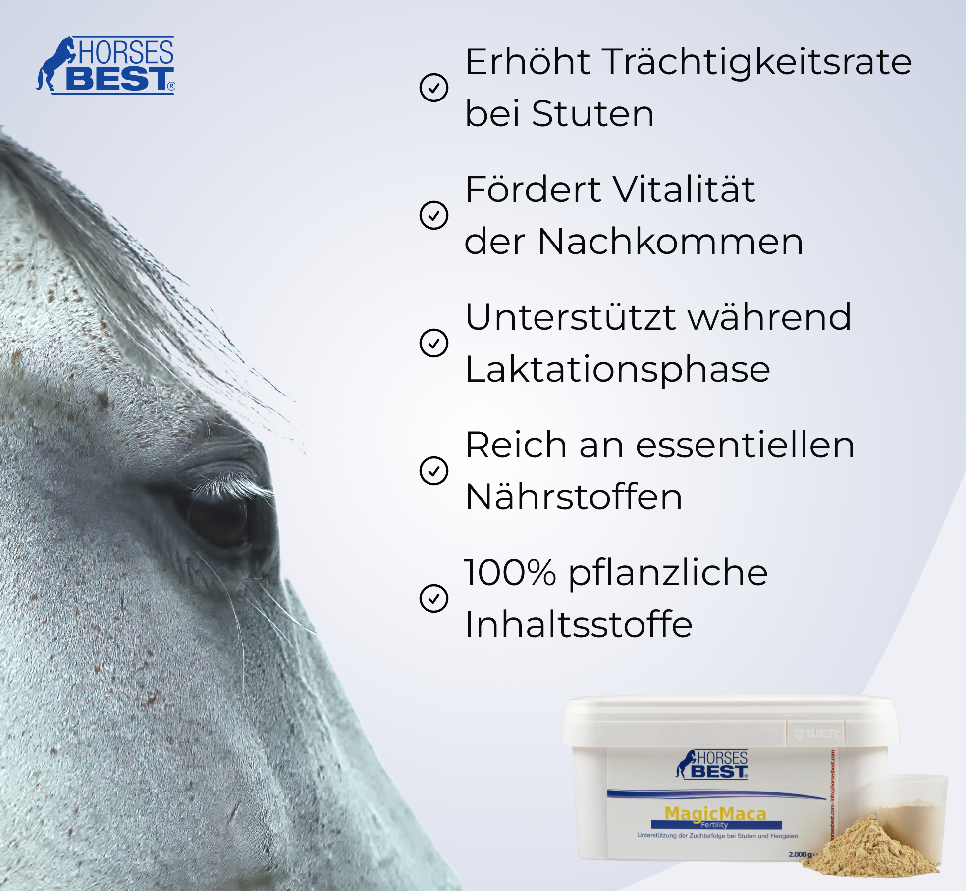 HORSESBEST® MagicMaca „FERTILITY F"