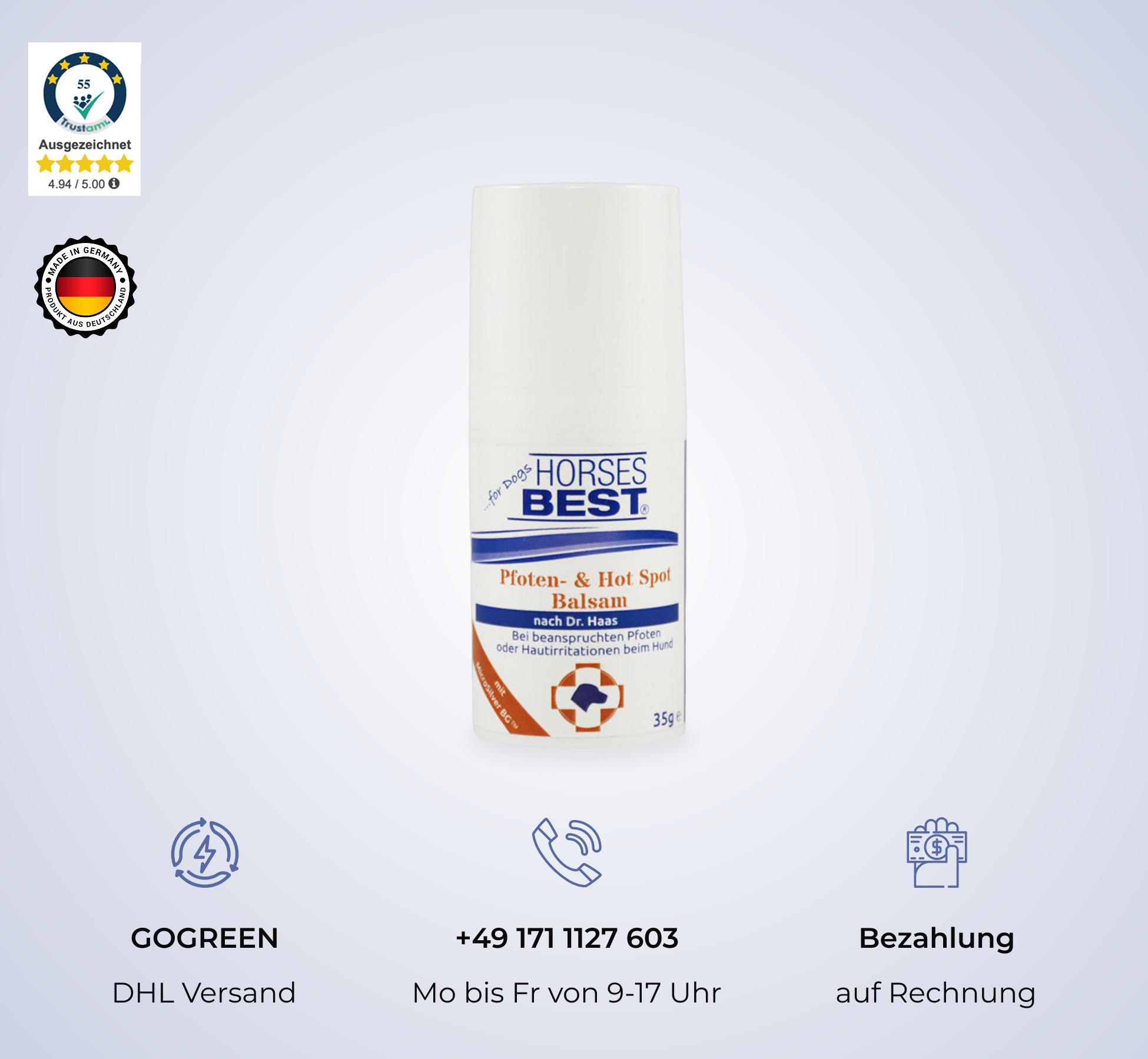 HORSESBEST® Pfoten- & Hot Spot Balsam