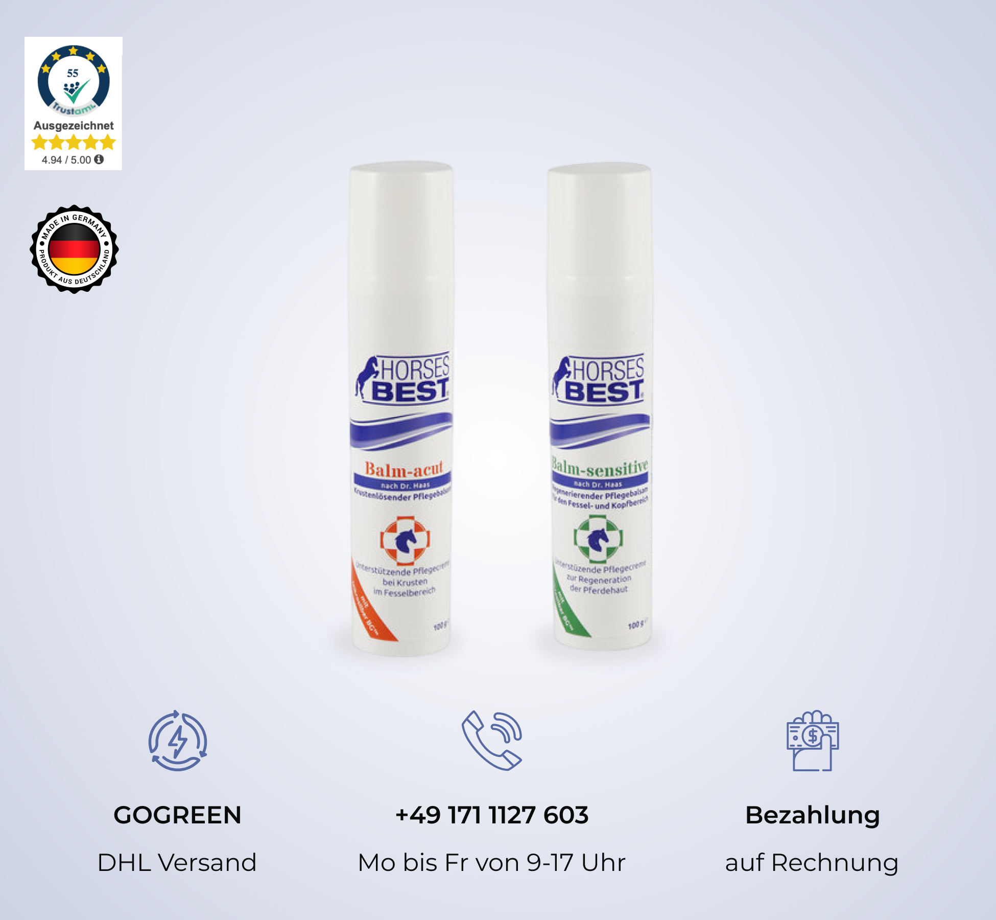 HORSESBEST® Balm-acut/sensitive Vorteils-Set